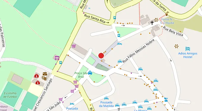 Mapa da localização