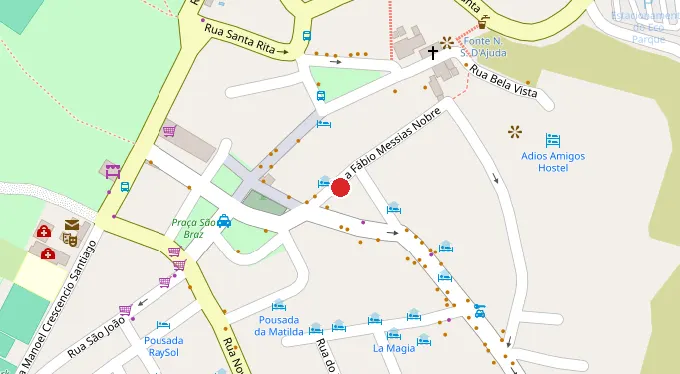 Mapa da localização
