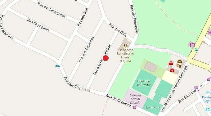 Mapa da localização