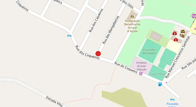 Mapa da localização