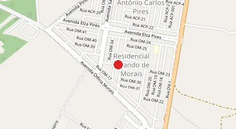 Mapa de Residencial Orlando de Morais
