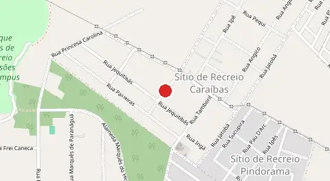 Mapa de Sítio Recreio Caraibas