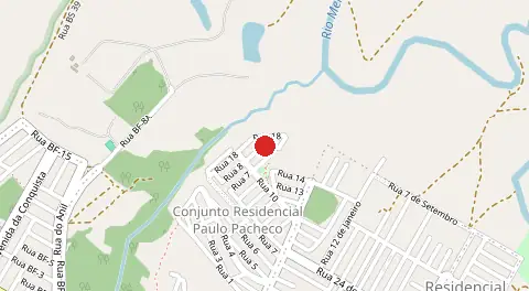 Mapa de Residencial Paulo Pacheco