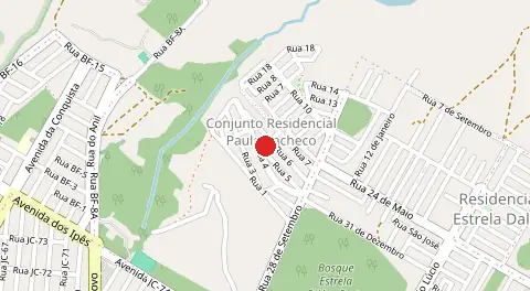 Mapa de Loteamento Tancredo Neves