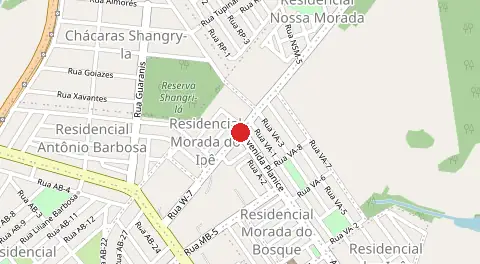 Mapa de Residencial Morada dos Ipes
