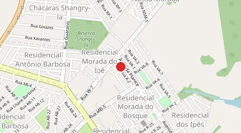 Mapa de Residencial Atalaia