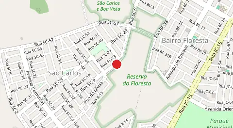 Mapa de Bairro São Carlos