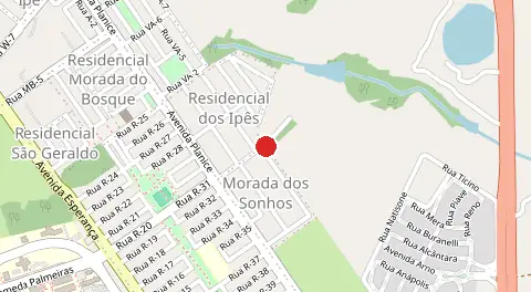 Mapa de Residencial dos Ipes