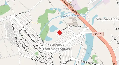 Mapa de Residencial Fonte das Águas