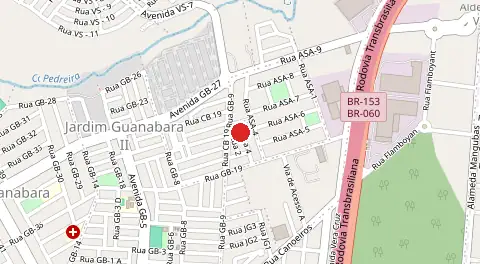 Mapa de Parque dos Eucaliptos