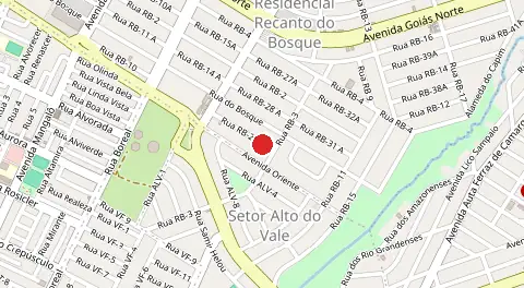 Mapa de Recanto do Bosque