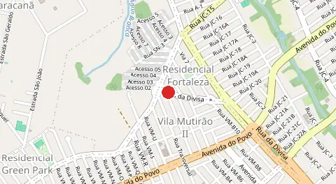 Mapa de Residencial Fortaleza