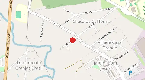 Mapa de Chácara California