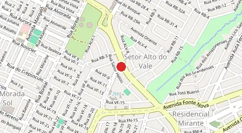 Mapa de Alto do Vale