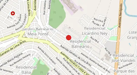 Mapa de Residencial Balneario
