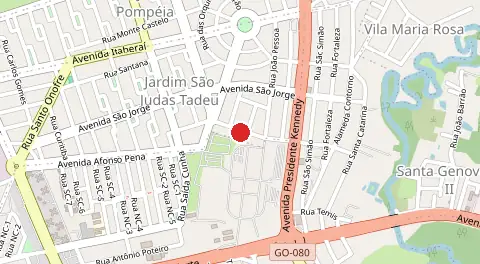 Mapa de São Judas Tadeu