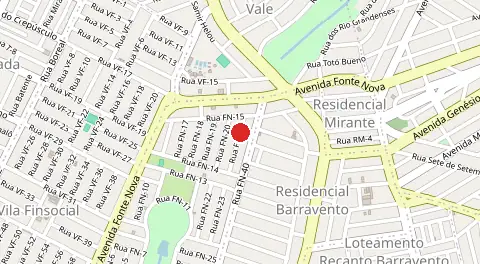 Mapa de Jardim Fonte Nova