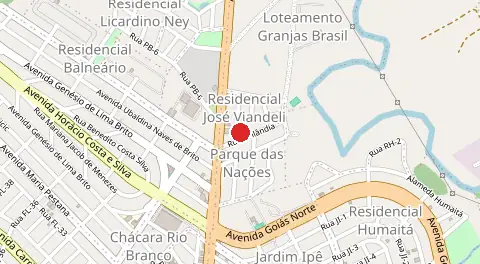Mapa de Residencial José Viandeli
