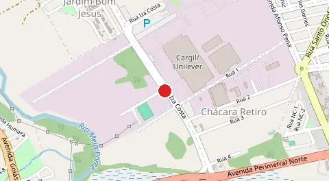 Mapa de Chácaras Retiro