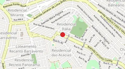 Mapa de Residencial Italia
