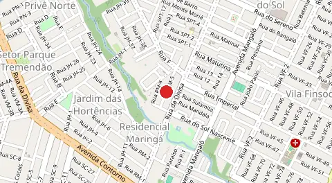 Mapa de Residencial Maringa