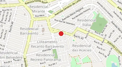 Mapa de Residencial Maria Lourenca