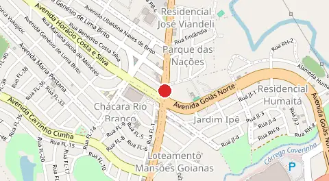 Mapa de Jardim Balneario Meia Ponte