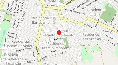 Mapa de Recanto Barravento