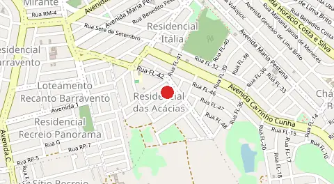 Mapa de Residencial das Acacias