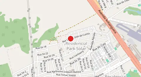 Mapa de Residencial Park Solar