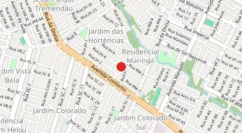 Mapa de Jardim das Hortencias