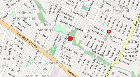 Mapa de Morado do Sol