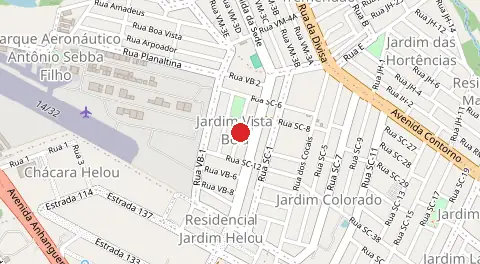 Mapa de Jardim Vista Bela