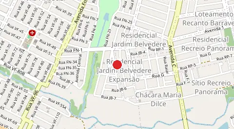 Mapa de Jardim Belvedere
