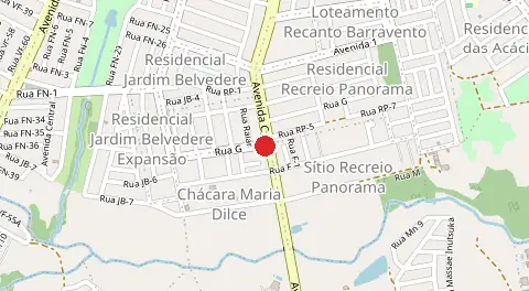 Mapa de Recreio Panorama
