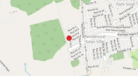 Mapa de Assentamento Solar Ville