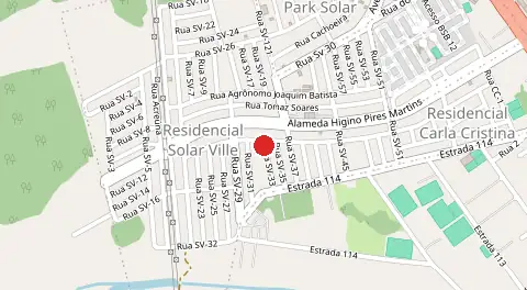 Mapa de Residencial Solar Ville