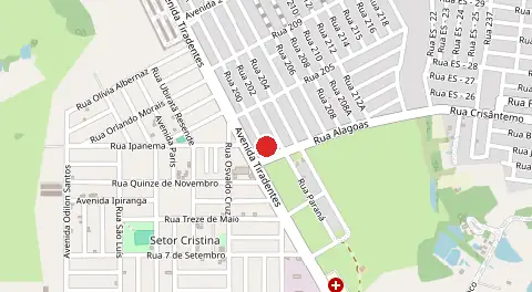Mapa de Jardim Scala