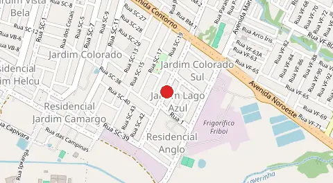 Mapa de Jardim Lago Azul