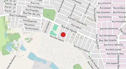 Mapa de Jardim Floresta