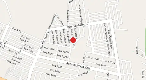 Mapa de Residencial Rosa Morena