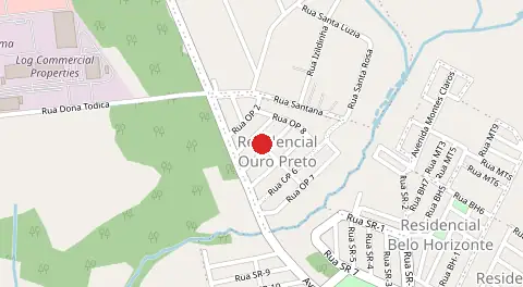 Mapa de Recanto das Minas Gerais