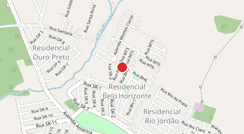 Mapa de Residencial Belo Horizonte