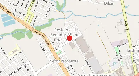 Mapa de Residencial Senador Albino Boa Ventura