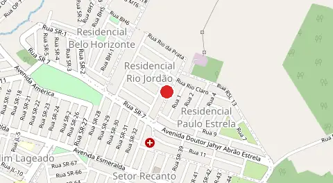 Mapa de Residencial Rio Jordao