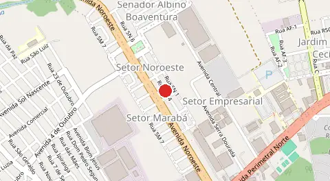 Mapa de Setor Noroeste