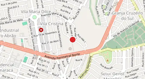 Mapa de Residencial Hugo de Morais