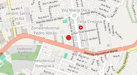 Mapa de Zona Industrial Pedro Abrao