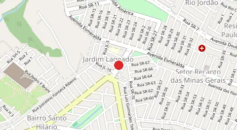 Mapa de Jardim Lajeado