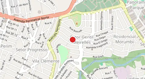 Mapa de Gentil Meireles